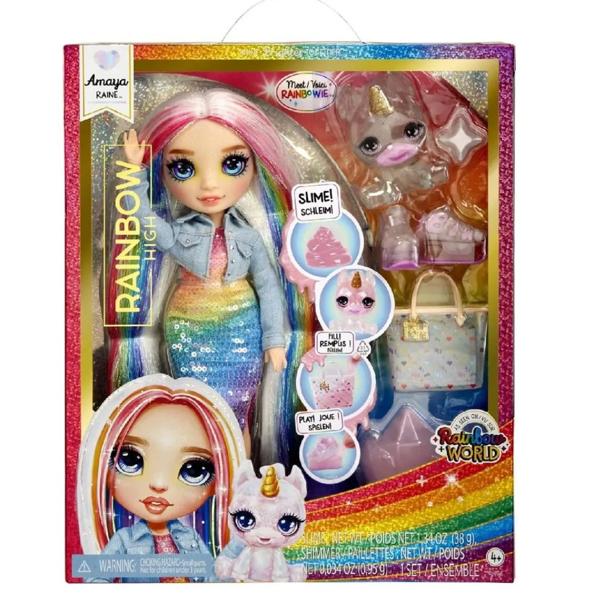 RAINBOW HIGH Muñecas*- Amaya Raine - Muñeca Rainbow World