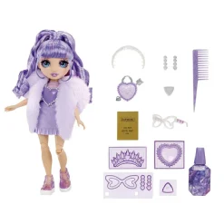 RAINBOW HIGH Muñecas*- Creative Crystals - Violet Willow