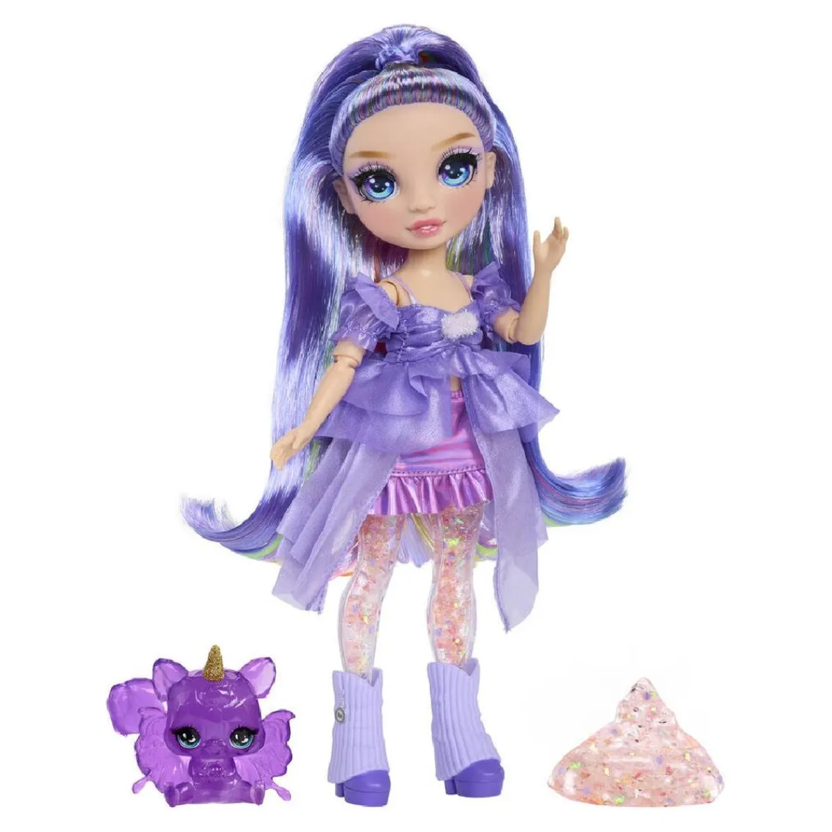 MGA LITTLE TIKES Muñecas*Rainbow High - Violet Willow - Muñeca Rainbow Shimmers