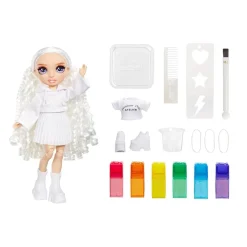 RAIMBOW HIGH Muñecas*Rainbow High - Watercolor & Create DIY - Muñeca ojos lavanda