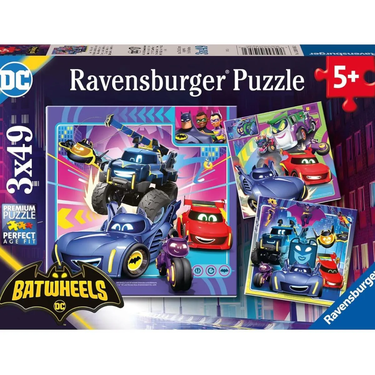 RAVENSBURGER IBÉRICA Juegos Y Puzzles*Ravensburger - 3 puzzles 49 piezas Batwheels