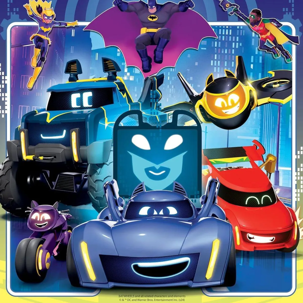 RAVENSBURGER IBÉRICA Juegos Y Puzzles*Ravensburger - 3 puzzles 49 piezas Batwheels