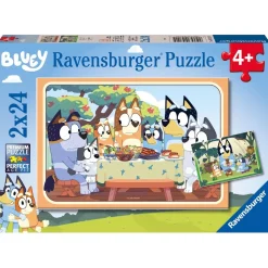 RAVENSBURGER IBÉRICA Juegos Y Puzzles*Ravensburger - 2 puzzles 24 piezas Bluey
