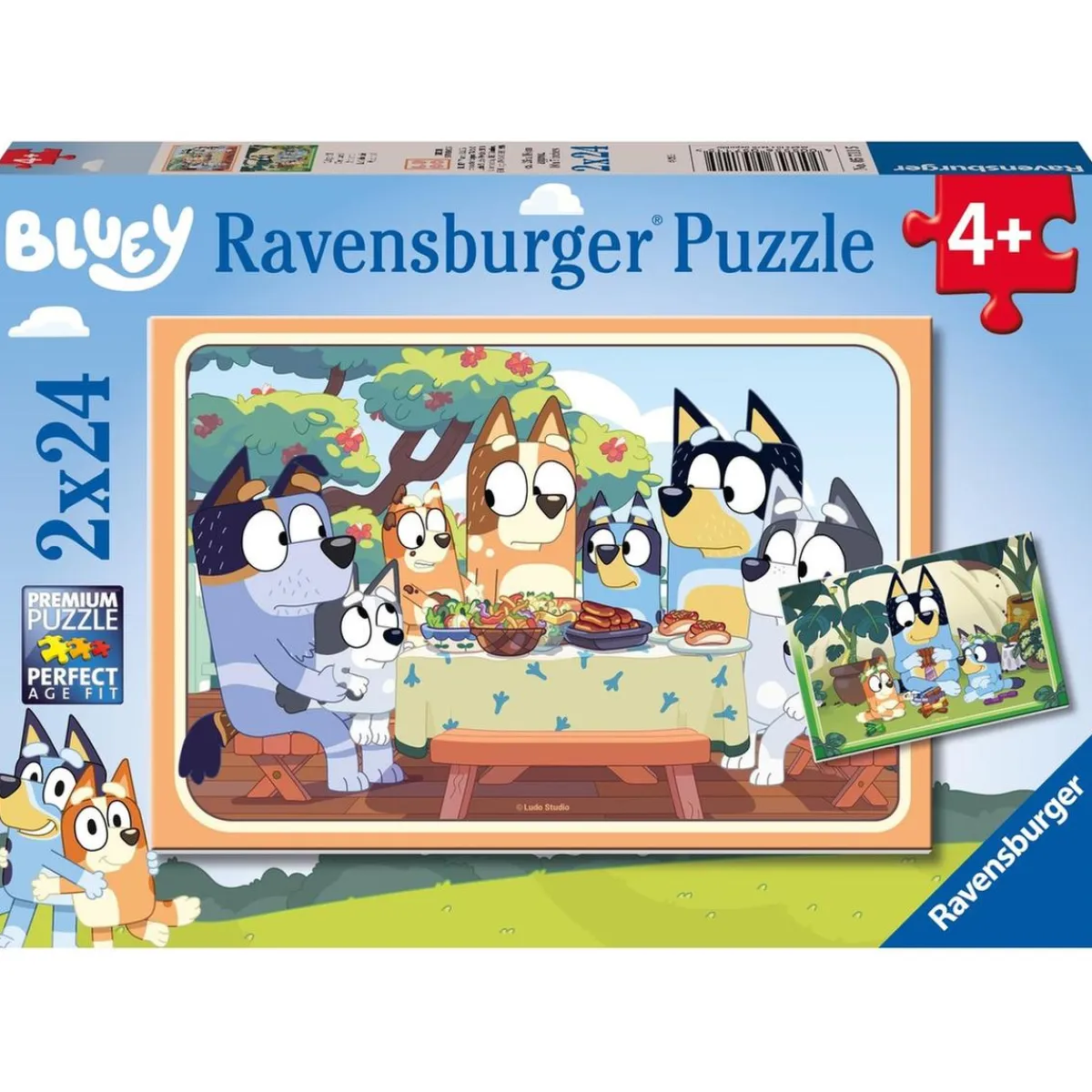 RAVENSBURGER IBÉRICA Juegos Y Puzzles*Ravensburger - 2 puzzles 24 piezas Bluey