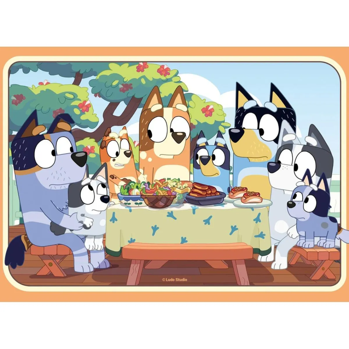 RAVENSBURGER IBÉRICA Juegos Y Puzzles*Ravensburger - 2 puzzles 24 piezas Bluey