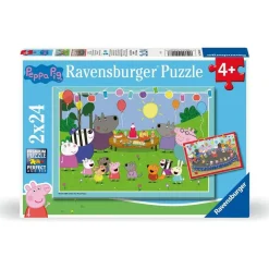 RAVENSBURGER IBÉRICA Juegos Y Puzzles*Ravensburger - 2 puzzles 24 piezas Peppa Pig