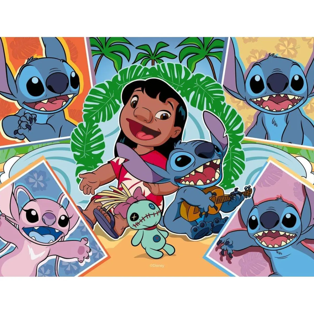 RAVENSBURGER IBÉRICA Juegos Y Puzzles*Ravensburger - 4 puzzles 100 piezas Stitch