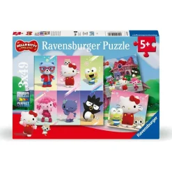 RAVENSBURGER IBÉRICA Juegos Y Puzzles*Ravensburger - 3 puzzles 49 piezas Hello Kitty