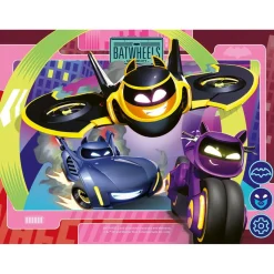 RAVENSBURGER Juegos Y Puzzles*- Batman - Batwheels Puzzle 4 in a Box
