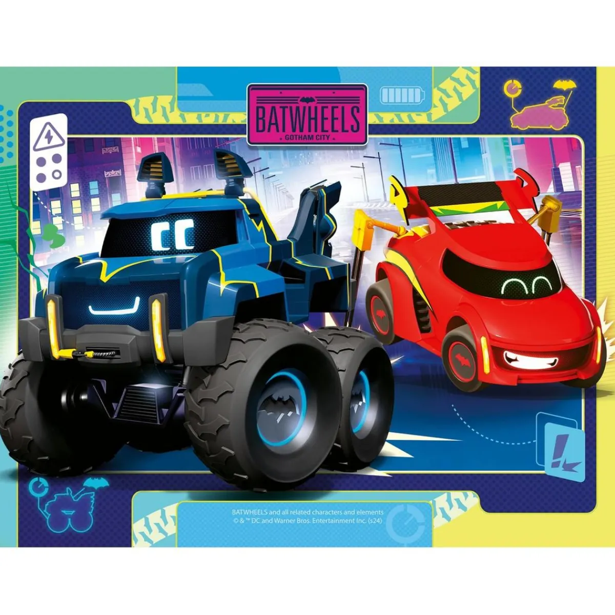 RAVENSBURGER Juegos Y Puzzles*- Batman - Batwheels Puzzle 4 in a Box