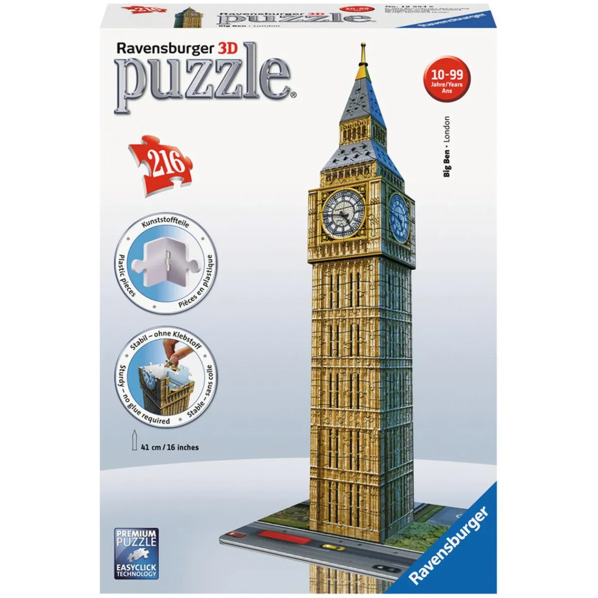 JEUX RAVENSBURGER Juegos Y Puzzles*Ravensburger - Big Ben 39 cm 216 piezas