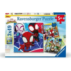 DEVIR Juegos Y Puzzles*Ravensburger - Colección de 3 puzzle Spidey de 49 piezas ㅤ
