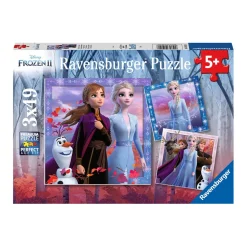 RAVENSBURGER Juegos Y Puzzles*- Frozen - Pack Puzzles 3x49 Piezas Frozen 2