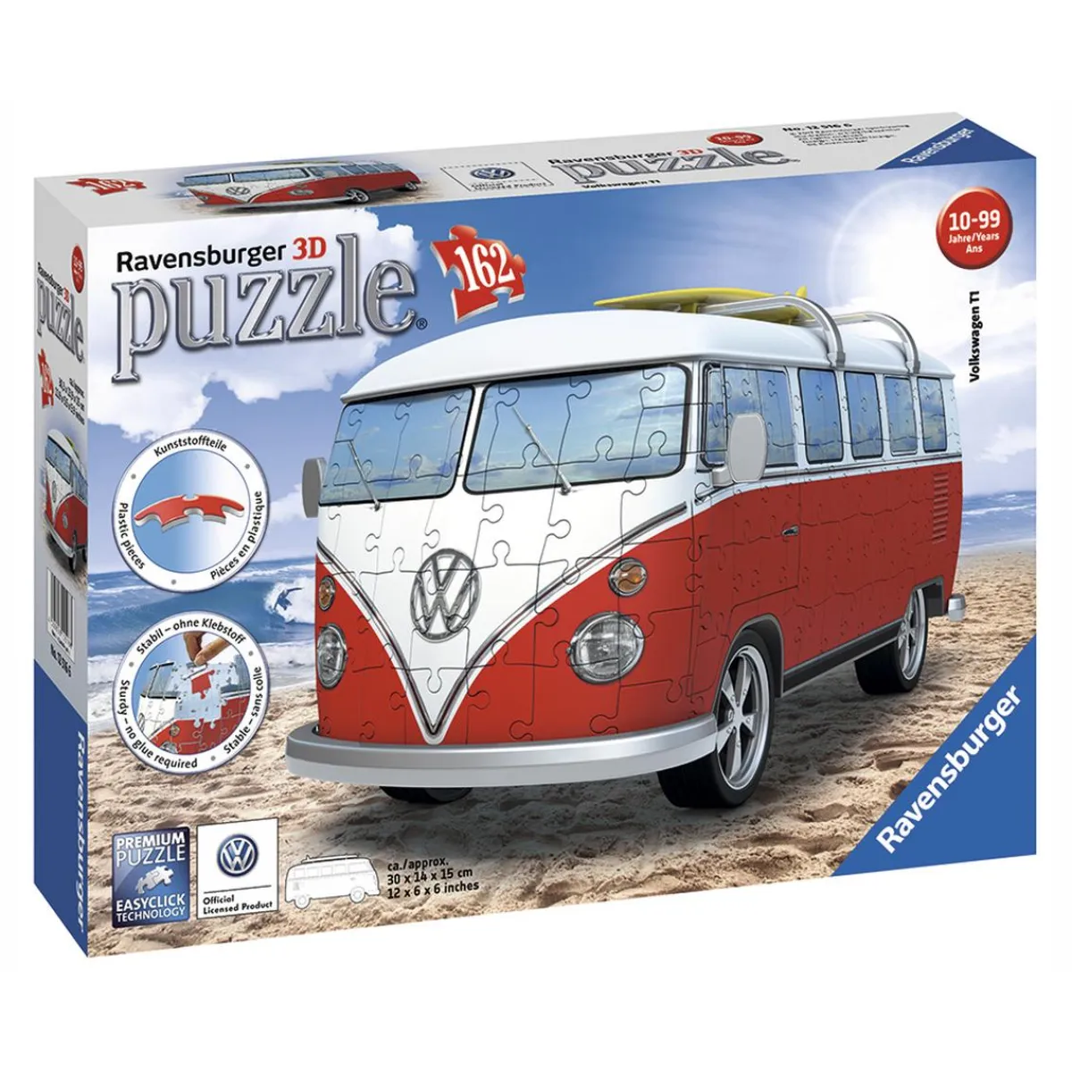 RAVENSBURGER IBÉRICA Juegos Y Puzzles*Ravensburger - Furgoneta Volkswagen - Puzzle 3D