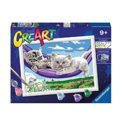 RAVENSBURGER IBÉRICA Arte Y Manualidades*Ravensburger - Gatitos en la hamaca CreArt