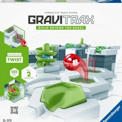 RAVENSBURGER IBÉRICA Steam*Ravensburger - GraviTrax Action Set Twist, Sistema de Pistas de Canicas ㅤ