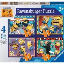 RAVENSBURGER Juegos Y Puzzles*- Gru - Puzzle 4 in a box Mi Villano Favorito 4