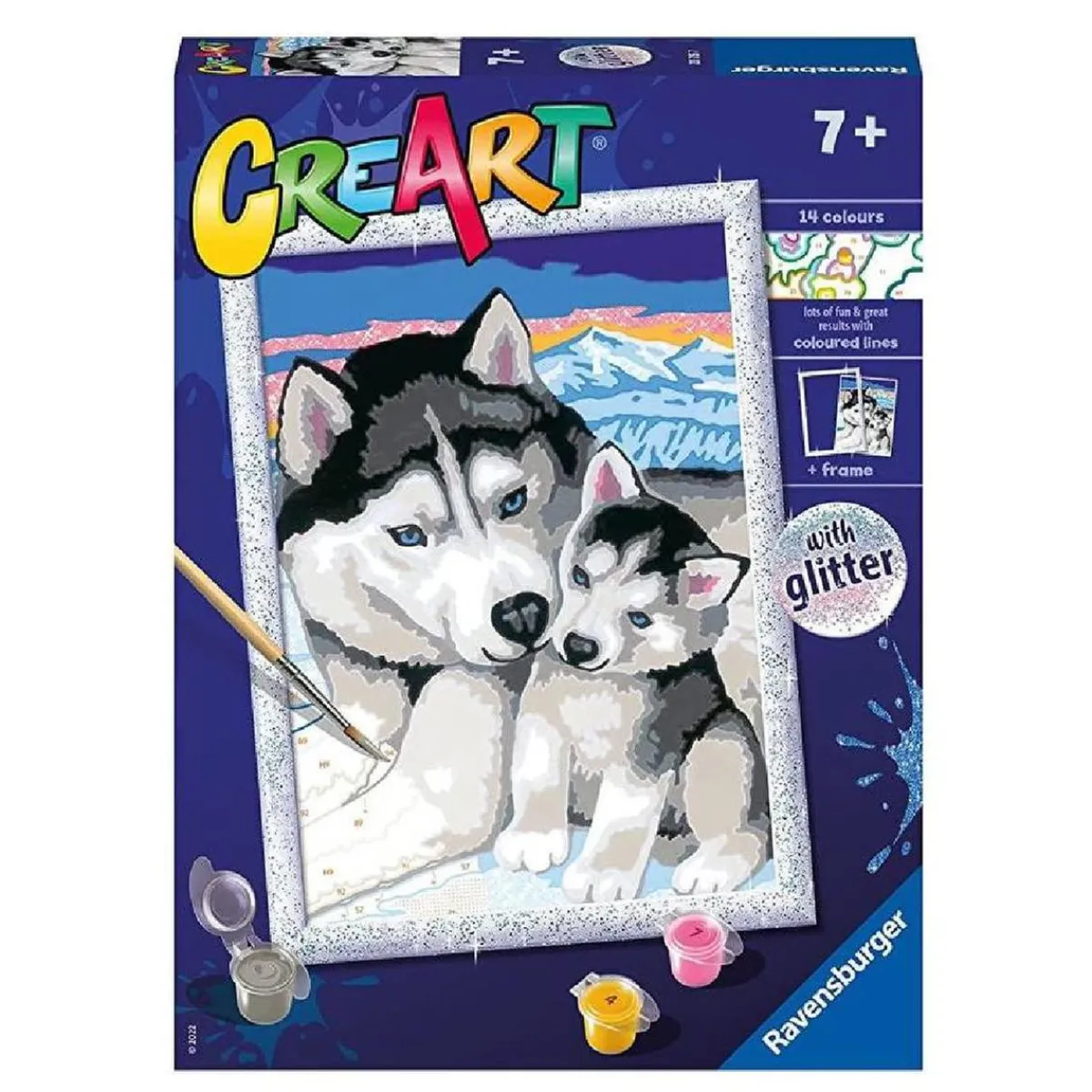 RAVENSBURGER IBÉRICA Arte Y Manualidades*Ravensburger - Huskies siberianos CreArt