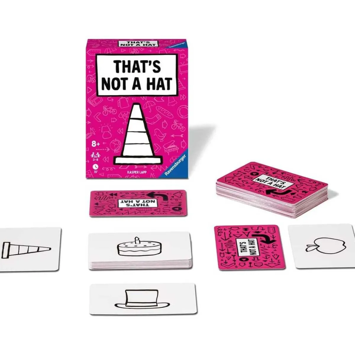 RAVENSBURGER IBÉRICA Friki Zone|Juegos Y Puzzles*Ravensburger - Juego de cartas familiar That's not a hat: Versión Española ㅤ