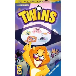 RAVENSBURGER IBÉRICA Friki Zone|Juegos Y Puzzles*Ravensburger - Juego de cartas Twins para 2-5 jugadores, versión de viaje ㅤ