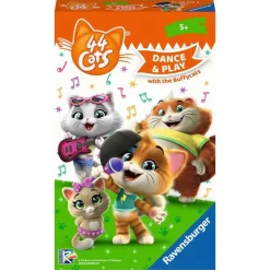 RAVENSBURGER IBÉRICA Friki Zone|Juegos Y Puzzles*Ravensburger - Juego de tablero Cats: Canta y baila con los Buffycats - Búsqueda y movimiento ㅤ