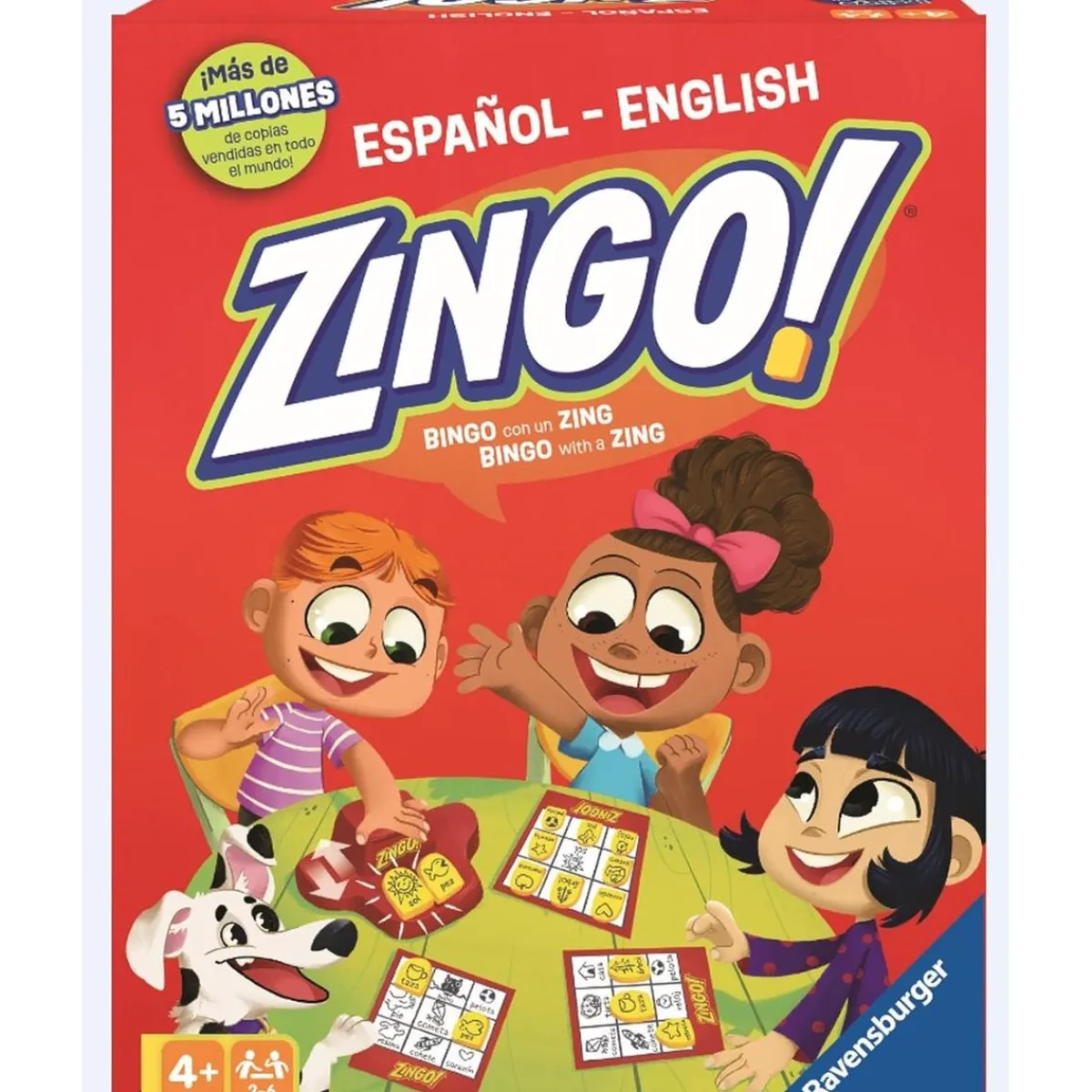 FUNKO UK LIMITED Friki Zone|Juegos Y Puzzles*Ravensburger - Juegos de Mesa Zingo ㅤ