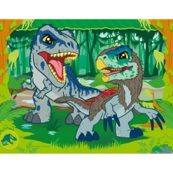 RAVENSBURGER Juegos Y Puzzles*- Jurassic World - Puzzle 4 in a box
