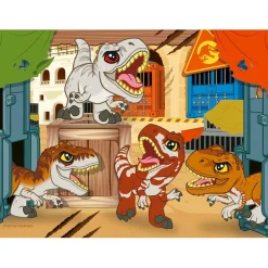 RAVENSBURGER Juegos Y Puzzles*- Jurassic World - Puzzle 4 in a box