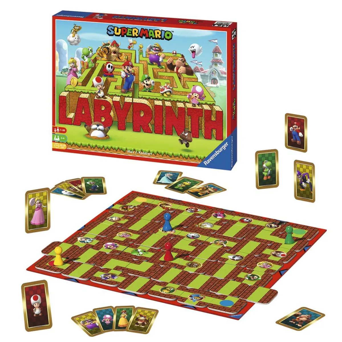 RAVENSBURGER Friki Zone|Juegos Y Puzzles*- Laberinto de Super Mario - Juego de Mesa