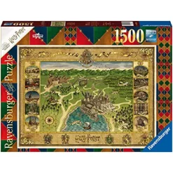 RAVENSBURGER IBÉRICA Juegos Y Puzzles*Ravensburger - Mapa de Hogwarts - Puzzle 1500 piezas
