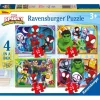 RAVENSBURGER Juegos Y Puzzles*- Marvel Spidey Amazing Friends - Puzzle 4 in a box