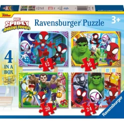RAVENSBURGER Juegos Y Puzzles*- Marvel Spidey Amazing Friends - Puzzle 4 in a box