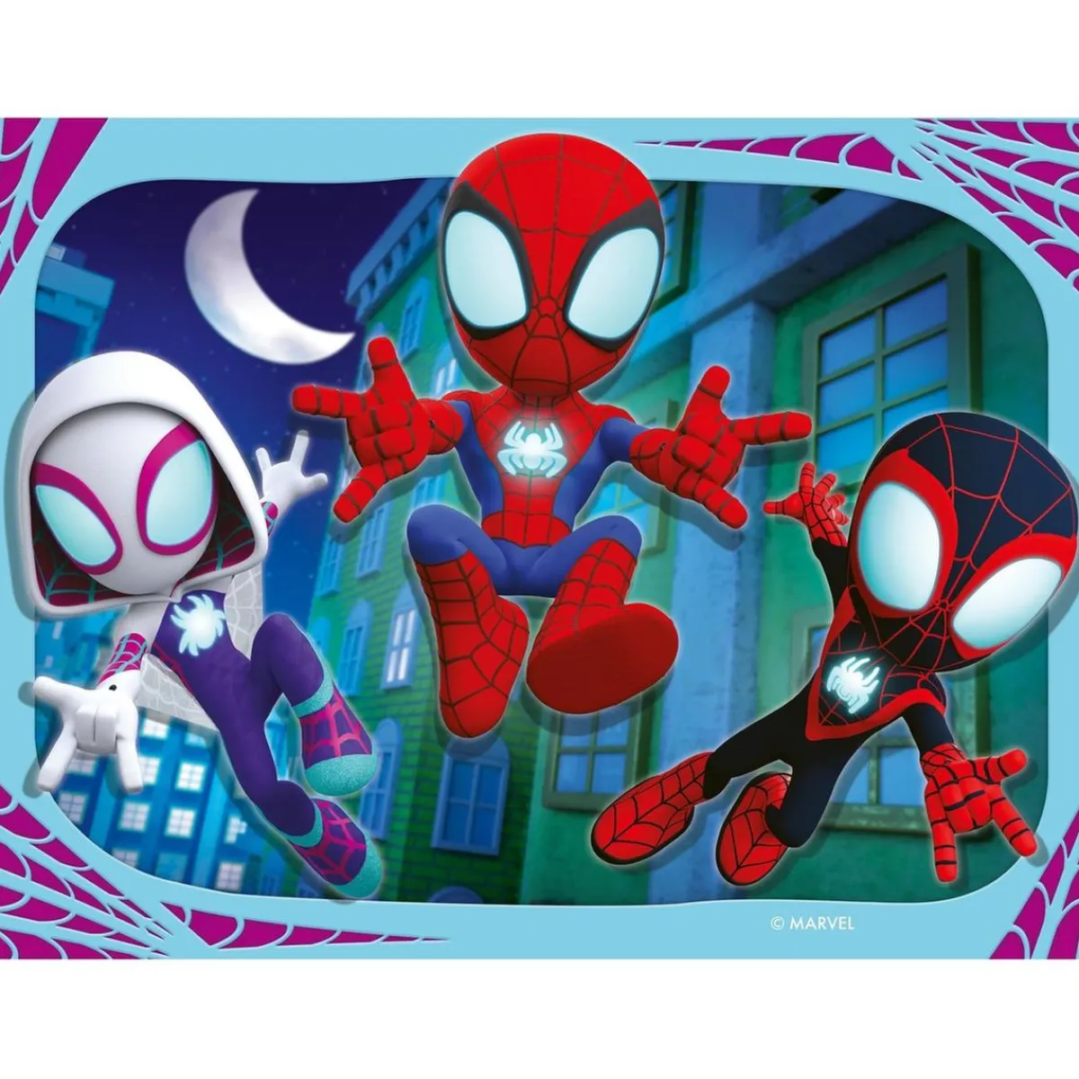 RAVENSBURGER Juegos Y Puzzles*- Marvel Spidey Amazing Friends - Puzzle 4 in a box