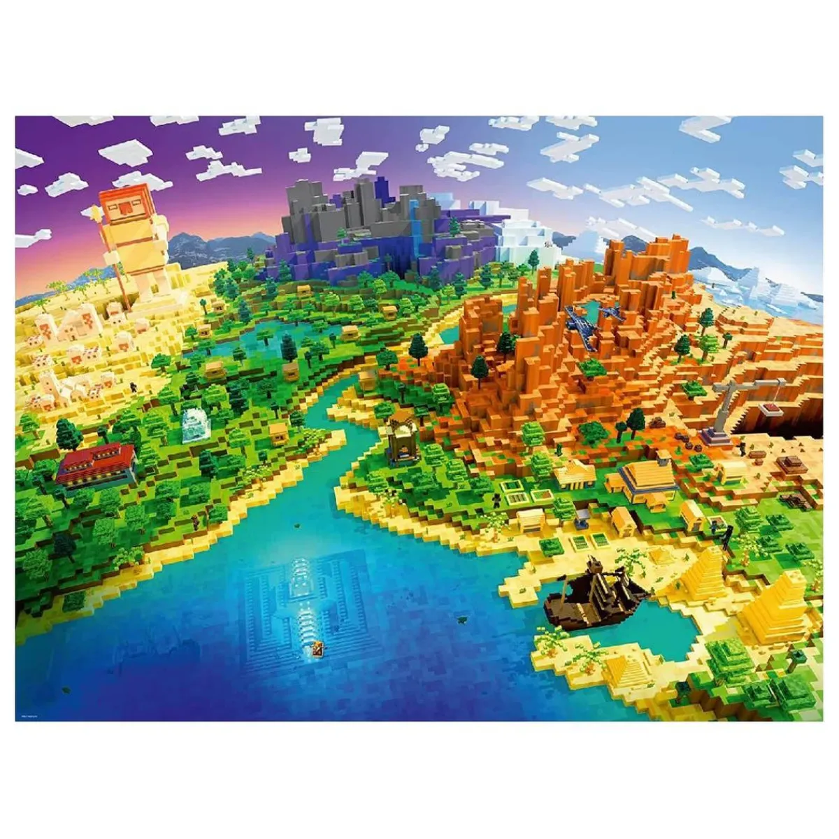 RAVENSBURGER IBÉRICA Juegos Y Puzzles*Ravensburger - Minecraft - Puzzle 1500 piezas