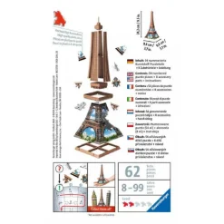RAVENSBURGER IBÉRICA Juegos Y Puzzles*Ravensburger - Mini puzzle 3D Torre Eiffel