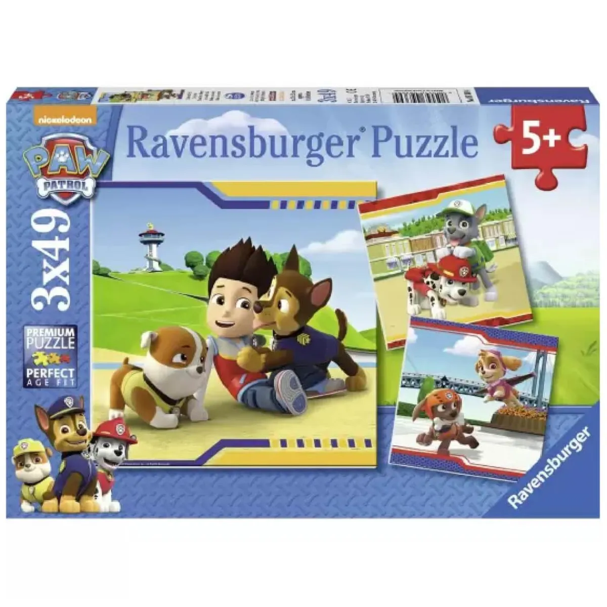 JEUX RAVENSBURGER Juegos Y Puzzles*Ravensburger - Patrulla canina - 3 puzzles 49 piezas