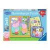 RAVENSBURGER IBÉRICA Juegos Y Puzzles*Ravensburger - Peppa Pig - Pack 3 puzzles 49 piezas