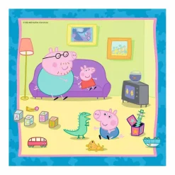 RAVENSBURGER IBÉRICA Juegos Y Puzzles*Ravensburger - Peppa Pig - Pack 3 puzzles 49 piezas