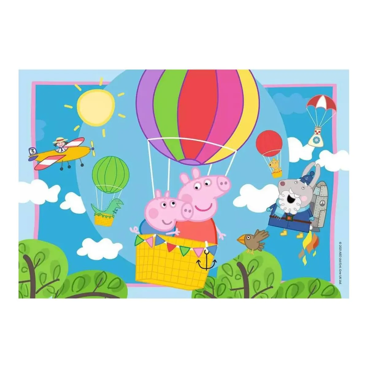 RAVENSBURGER IBÉRICA Juegos Y Puzzles*Ravensburger - Peppa Pig - Pack 2 puzzles 12 piezas