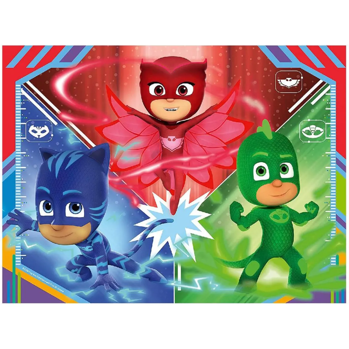 RAVENSBURGER IBÉRICA Juegos Y Puzzles*Ravensburger - PJ Masks - Pack 4 puzzles progresivos
