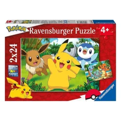 RAVENSBURGER IBÉRICA Juegos Y Puzzles*Ravensburger - Pokémon - Pack 2 puzzles 24 piezas