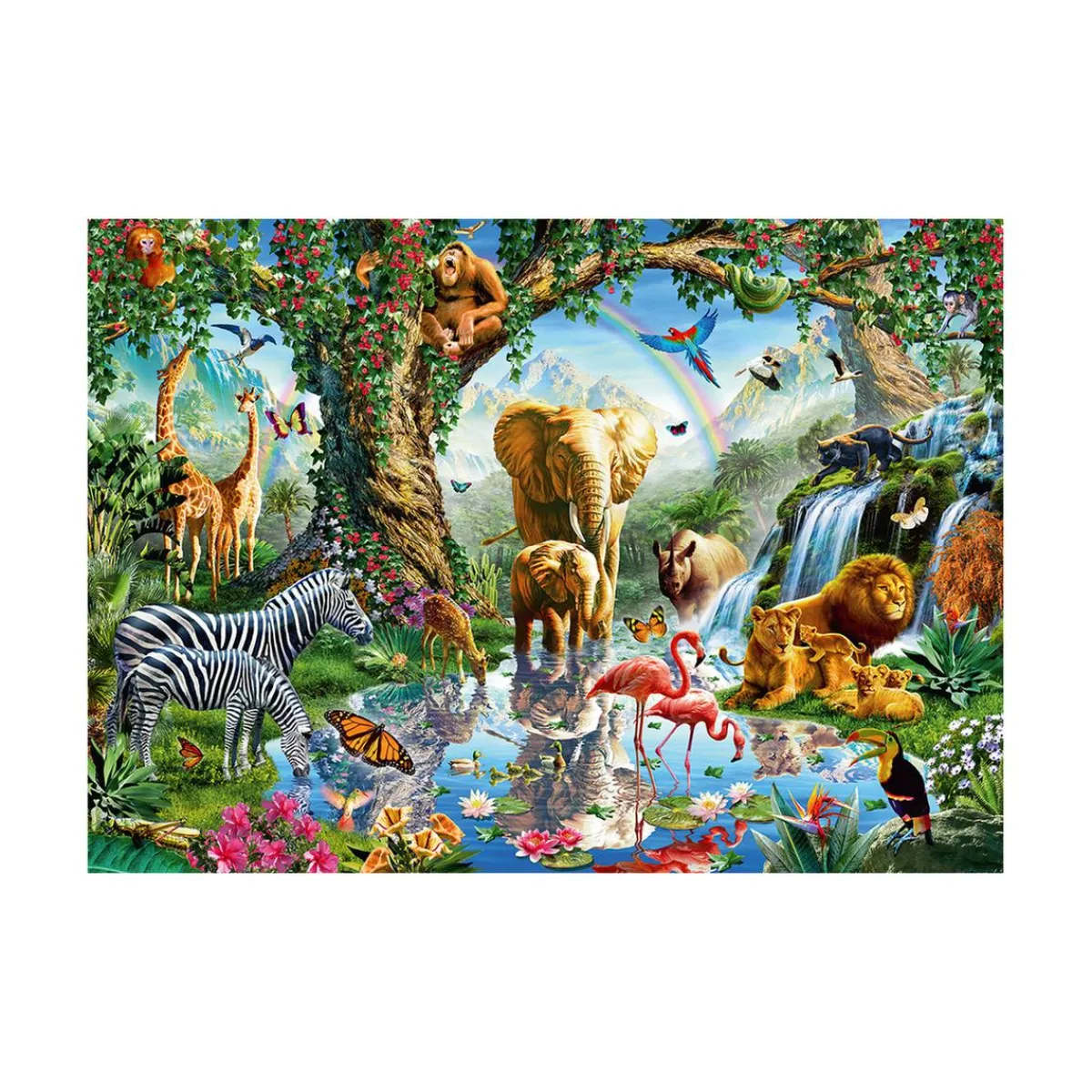 RAVENSBURGER IBÉRICA Juegos Y Puzzles*Ravensburger - Puzzle 1000 pcs Animales Selva