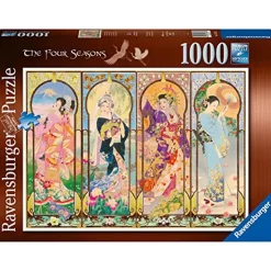 RAVENSBURGER IBÉRICA Juegos Y Puzzles*Ravensburger - Puzzle Arte Mil Piezas Cuatro Estaciones ㅤ