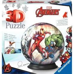 DICKIE TOYS Juegos Y Puzzles*Ravensburger - Puzzle 3D Ball Avengers, 72 piezas ㅤ