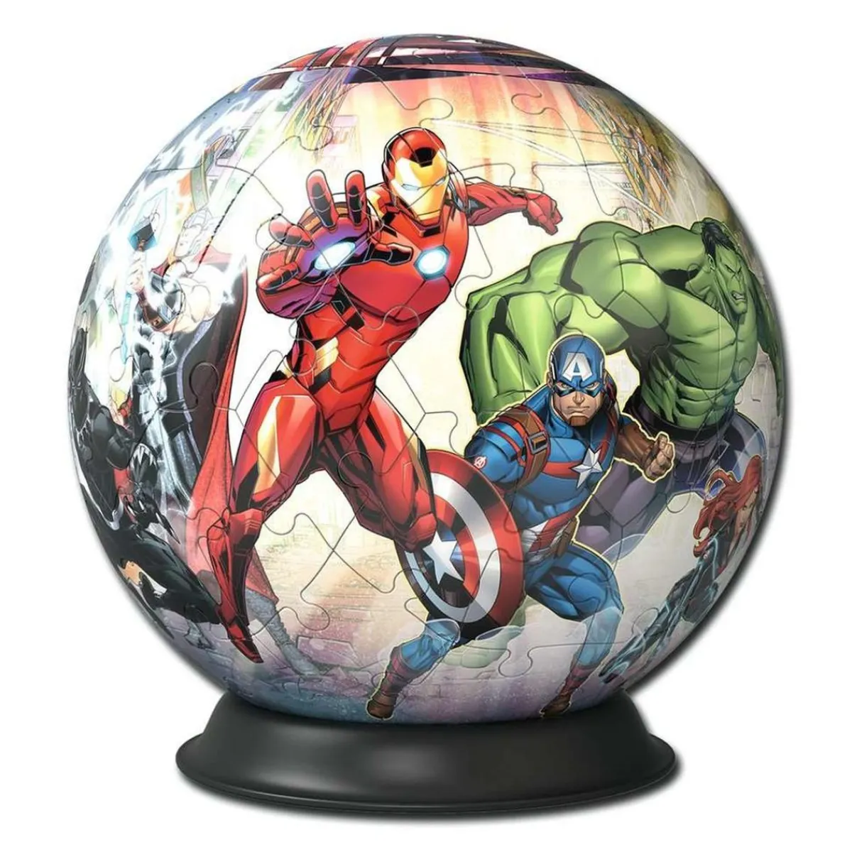 DICKIE TOYS Juegos Y Puzzles*Ravensburger - Puzzle 3D Ball Avengers, 72 piezas ㅤ