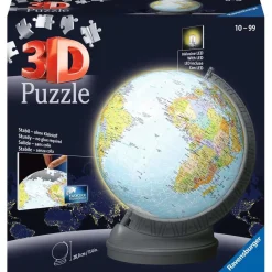 MONDO Juegos Y Puzzles*Ravensburger - Puzzle 3D Globo Night Edition 540 Piezas ㅤ