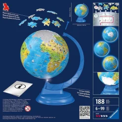RAVENSBURGER IBÉRICA Juegos Y Puzzles*Ravensburger - Puzzle 3D Globo con luz
