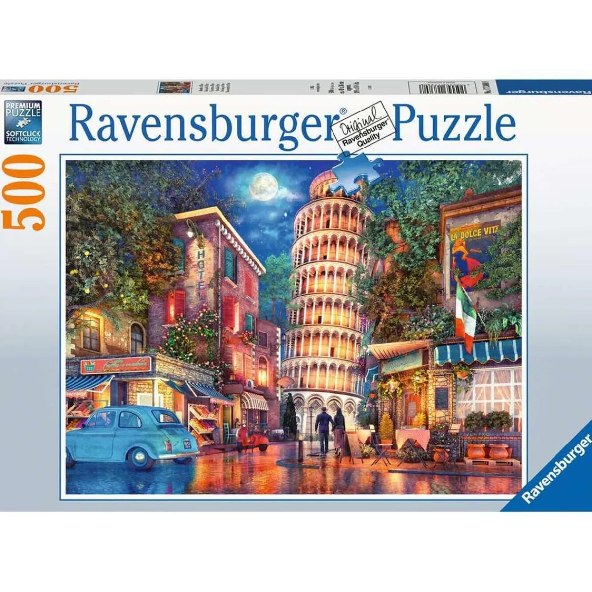RAVENSBURGER IBÉRICA Juegos Y Puzzles*Ravensburger - Puzzle de 500 piezas de la ciudad de Pisa ㅤ