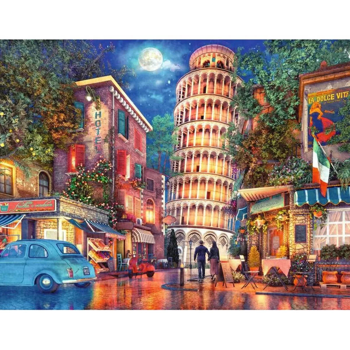 RAVENSBURGER IBÉRICA Juegos Y Puzzles*Ravensburger - Puzzle de 500 piezas de la ciudad de Pisa ㅤ