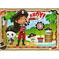 HARRY POTTER Juegos Y Puzzles*Ravensburger - Puzzle de colección Gabby's Dollhouse, 2 sets de 24 piezas ㅤ